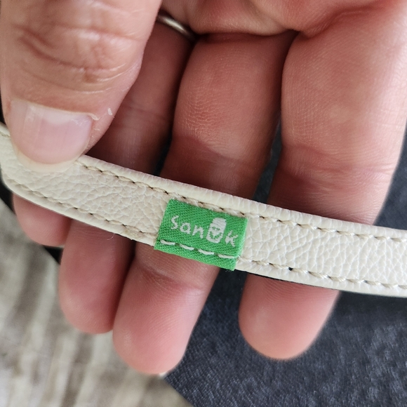 Sanuk Womens White Yoga Mat Sandal Flip Flops Size 8 - Picture 5 of 6